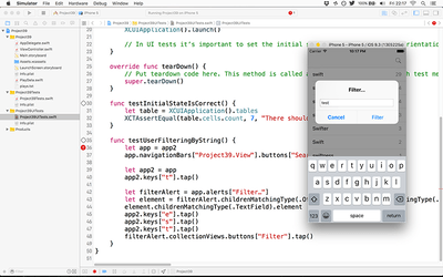 Try to position your Xcode window so you can see Xcode write its code while you work in the simulator.