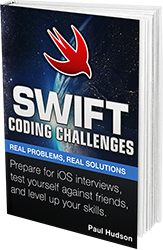 Swift Coding Challenges book cover.