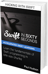Swift in Sixty Seconds book cover.