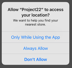 When iOS requests location access users are likely to be suspicious, so make sure you explain why you want it.
