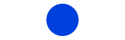 A blue circle.