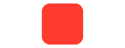 A rounded red rectangle as a placeholder.